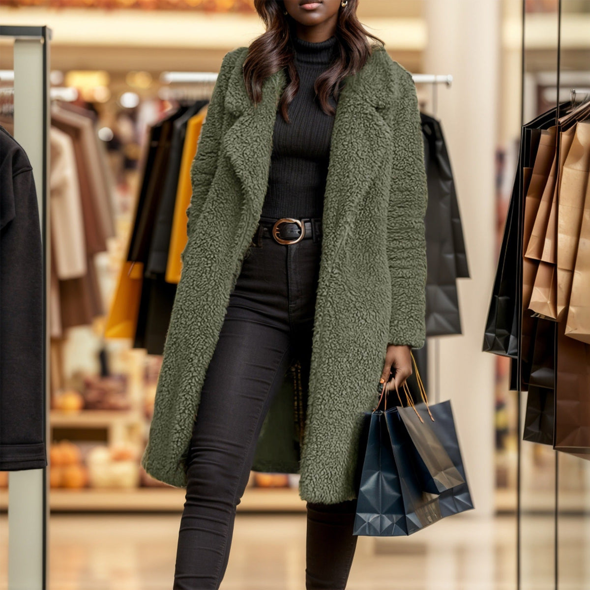 Women's Cozy Sherpa Coat