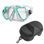 Diving mask with wide field of vision