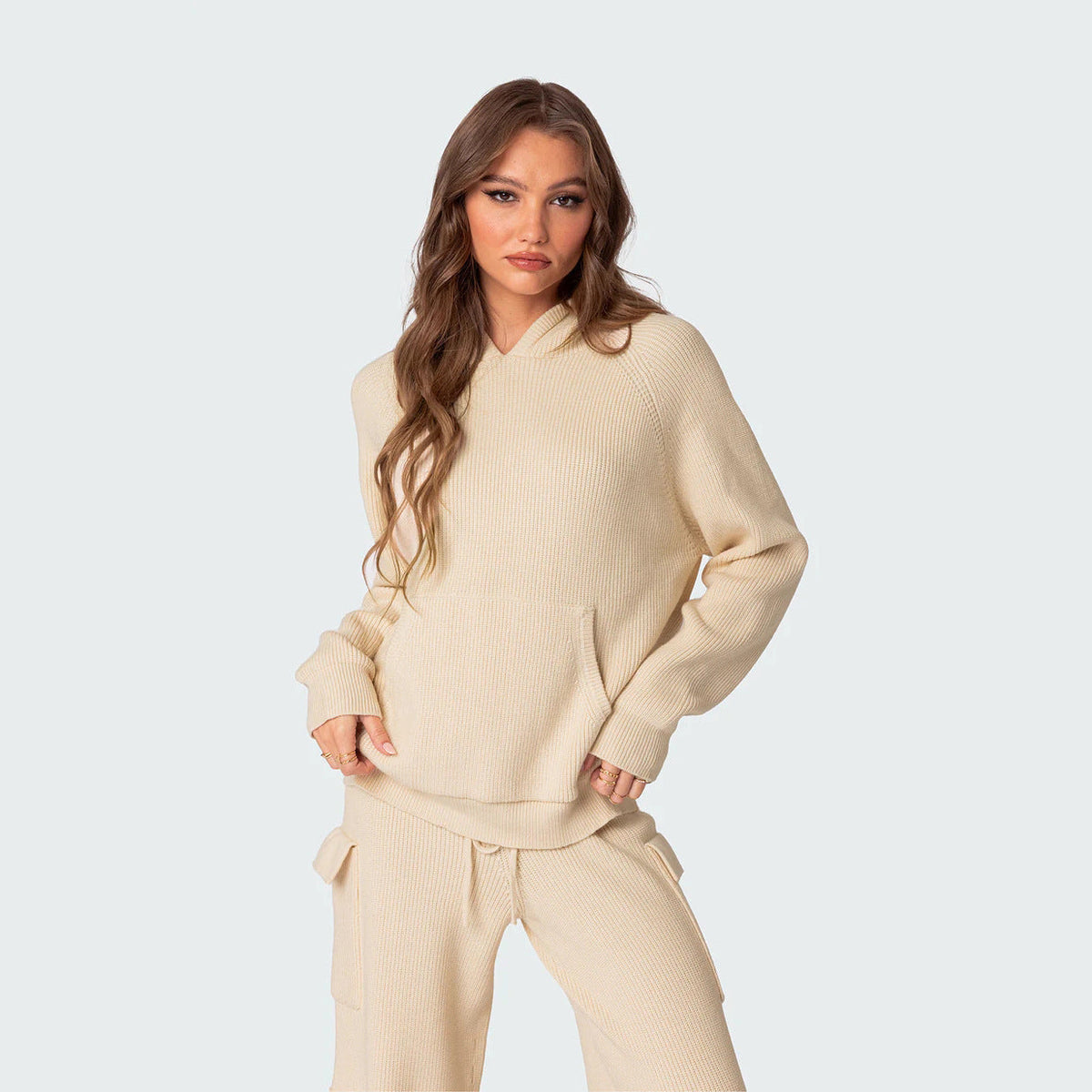 Women's Textured Comfortable Hoodie