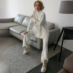 Women's Comfortable Wide-Cut Knit Ensemble