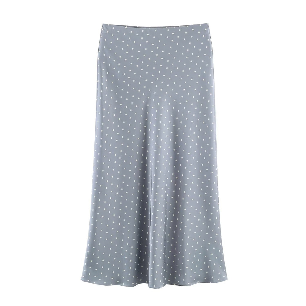 Women's Polka Dot Midi Skirt