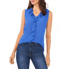 Women's Blouse with Ruffle Details