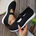 Women's Breathable and Flexible Ballet Flats with Elastic Strap