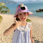 Adjustable Children's Sun Visor with Integrated Mini Fan