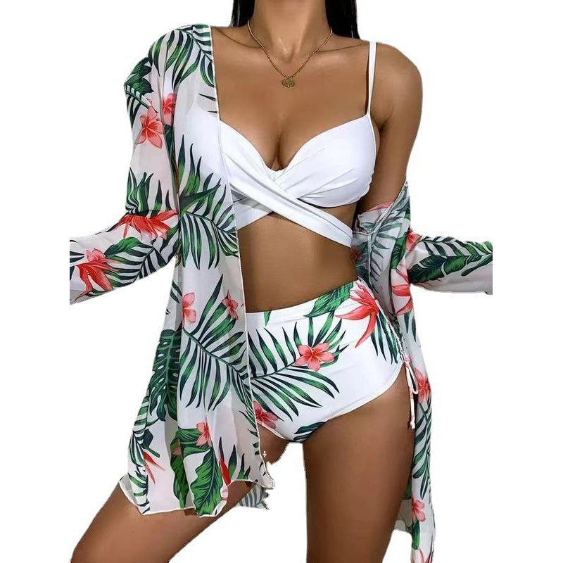 Women's Floral Print Beach Kimono with Casual Fit