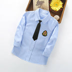 Women's Classic Shirt with Elegant Embroidery
