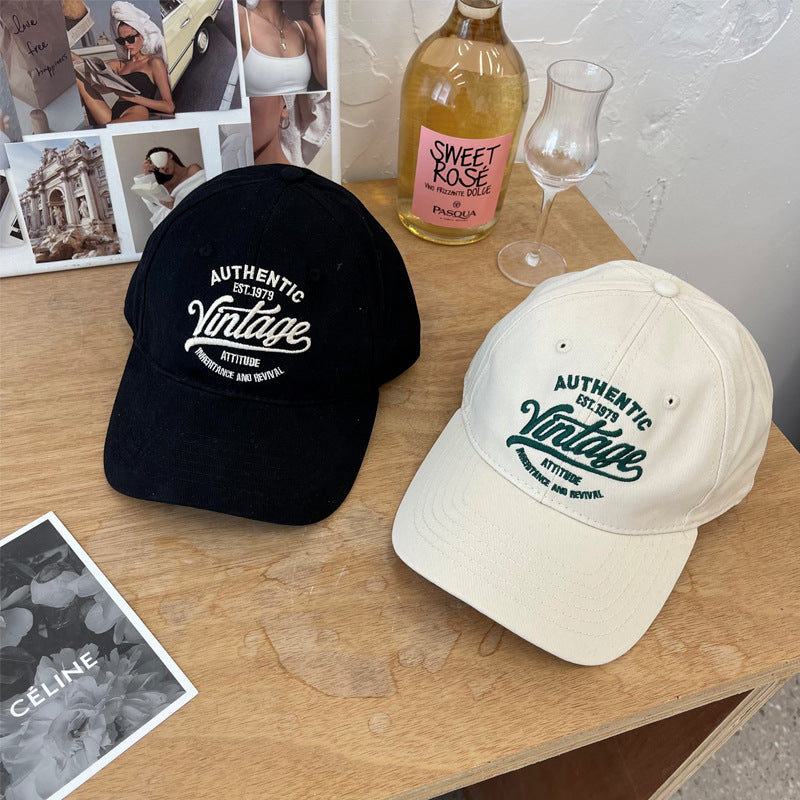 Men's Vintage-Inspired Cotton Baseball Cap
