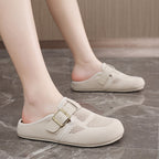 Women's Breathable Clogs with Adjustable Strap and Ergonomic Footbed