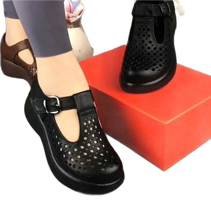 Women's Breathable Clogs with Adjustable Strap and Non-Slip Sole