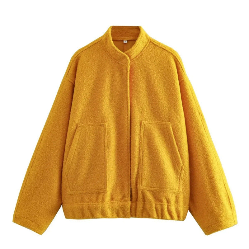 Women's Oversized Soft Wool-Blend Jacket