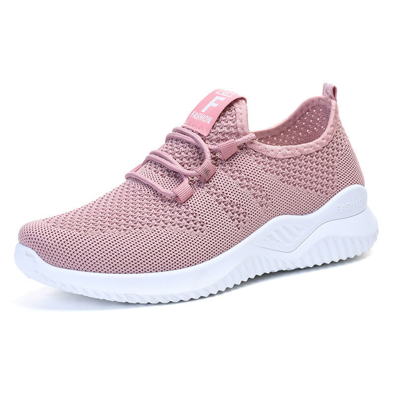 Women's Breathable Lightweight Sneakers with Elastic Upper