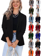 Elegant Blazer with Modern Cut and Practical Pockets