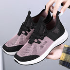 Women's Breathable Casual Sneakers with Quick-Lace System