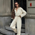 Women's Comfortable Knit Ensemble in Soft Cotton