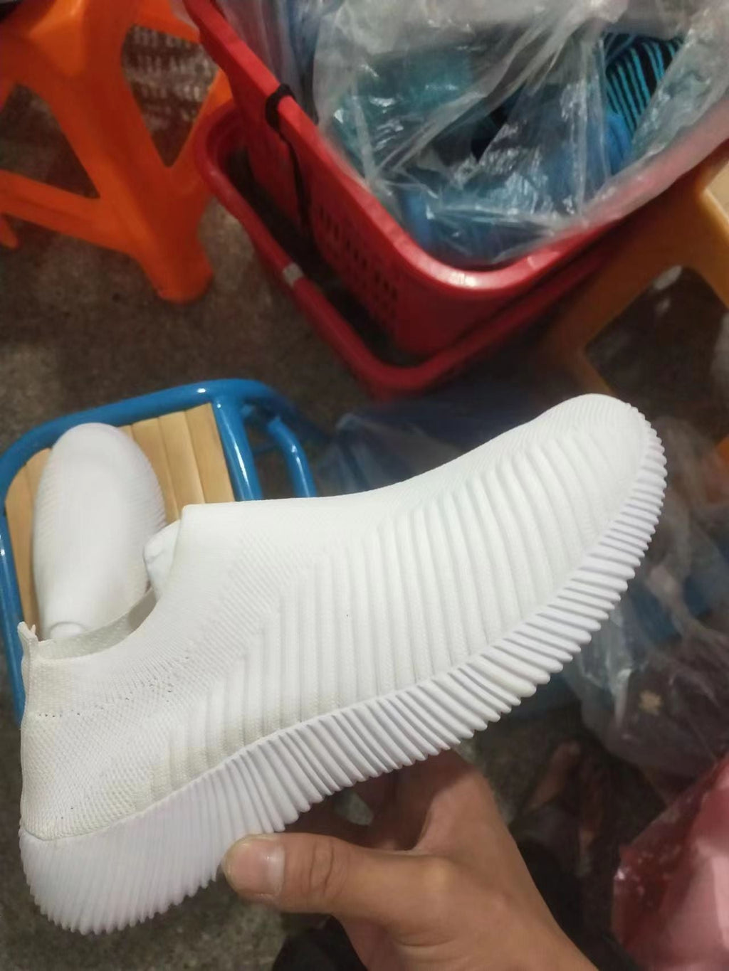 Women's Breathable Slip-On Sneakers with Flexible Upper