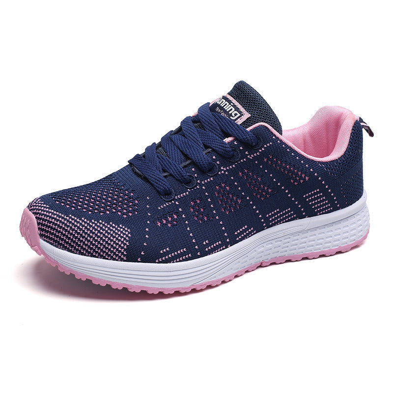 Breathable Women's Athletic Sneakers with Flexible Upper and Non-Slip Sole