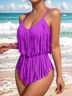 Women's Fringed Swimsuit