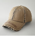 Men's Distressed Vintage-Inspired Baseball Cap