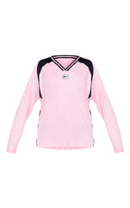 Men's Oversized Long Sleeve Sports Jersey