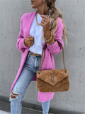 Women's Chunky Knit Cardigan with Loose Fit