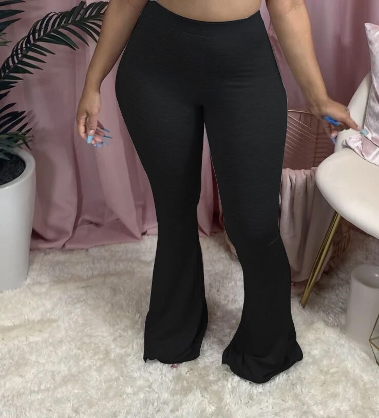 Women's High-Waisted Bootcut Leggings in Soft Jersey