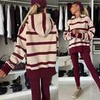 Women's Cozy Leopard Print Hoodie