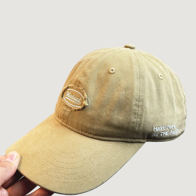 Men's Casual Distressed Embroidered Baseball Cap