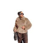 Women's Designer Faux Fur Jacket