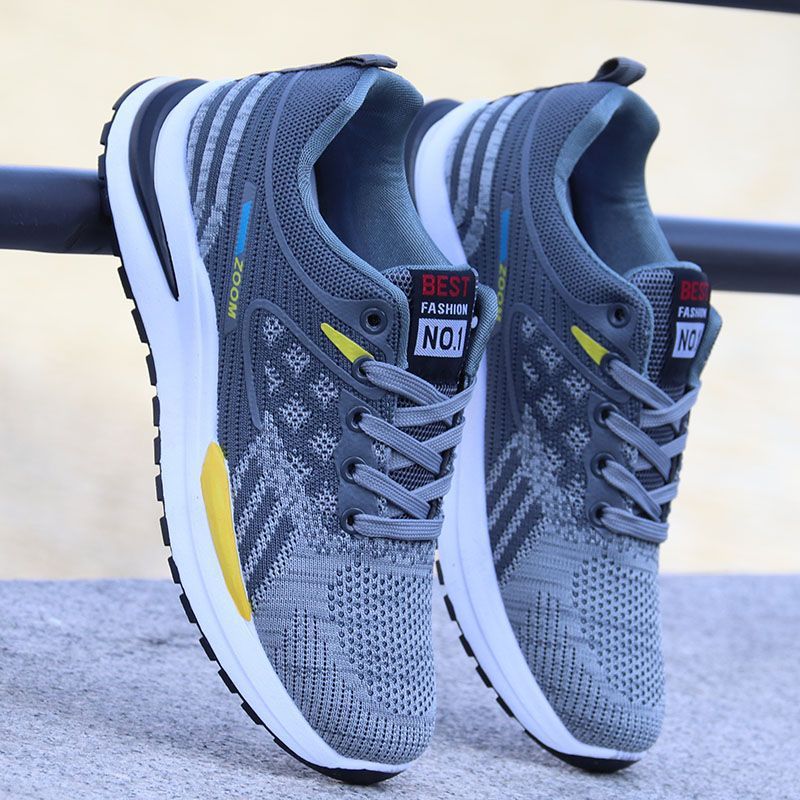Women's Breathable Running Shoes with Elastic Sole Construction