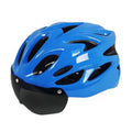 Bicycle Helmet with Integrated Sun Visor and Optimal Ventilation