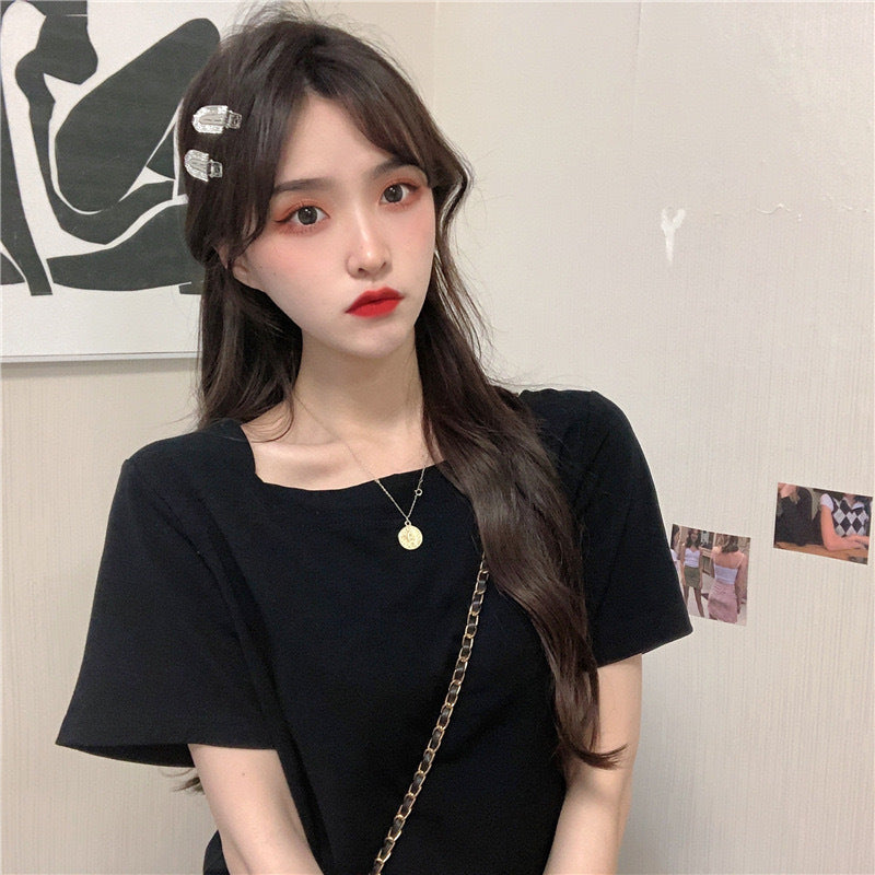 Women's Basic Loose-Fit Cotton T-Shirt