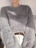 Women's Fluffy Pullover
