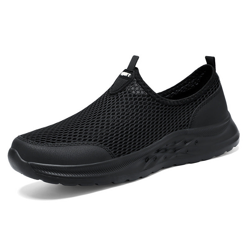 Women's Breathable Slip-On Athletic Shoes with Elastic Structure