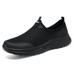 Women's Breathable Slip-On Athletic Shoes with Elastic Structure