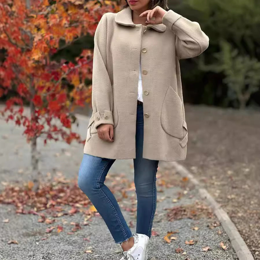 Elegant Casual Wool Coat