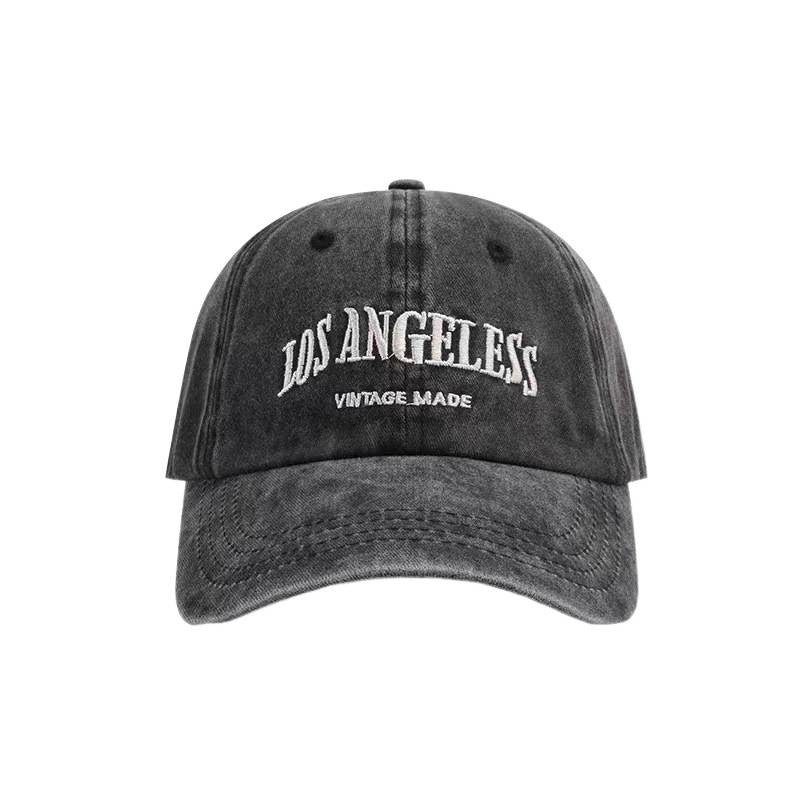 Men's Vintage-Inspired Distressed Baseball Cap
