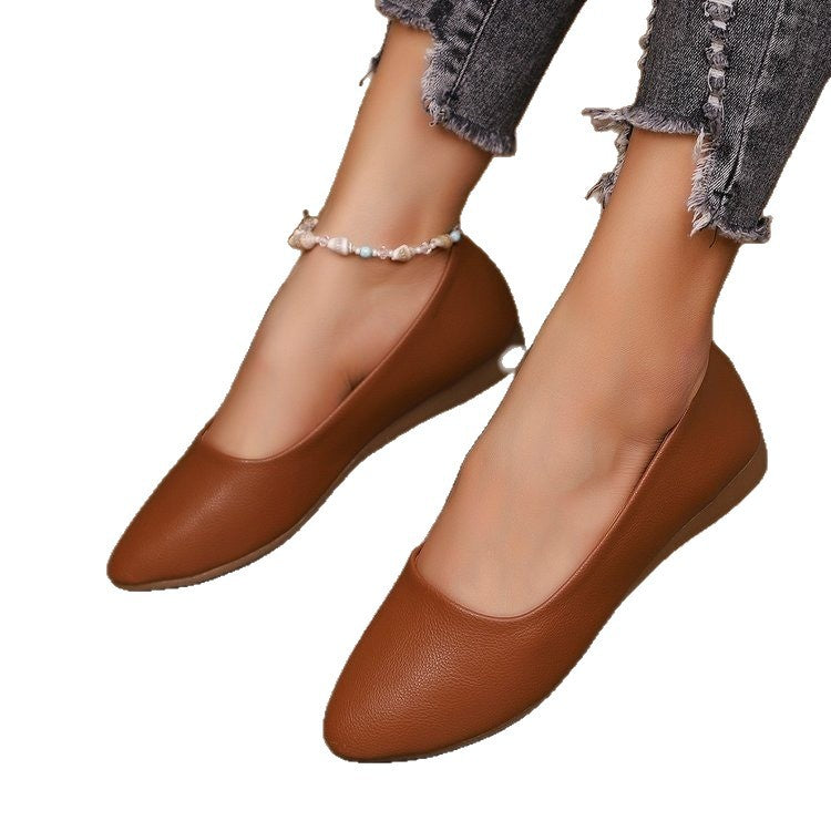 Women's Ballet Flats with Flexible Footbed and Elegant Design