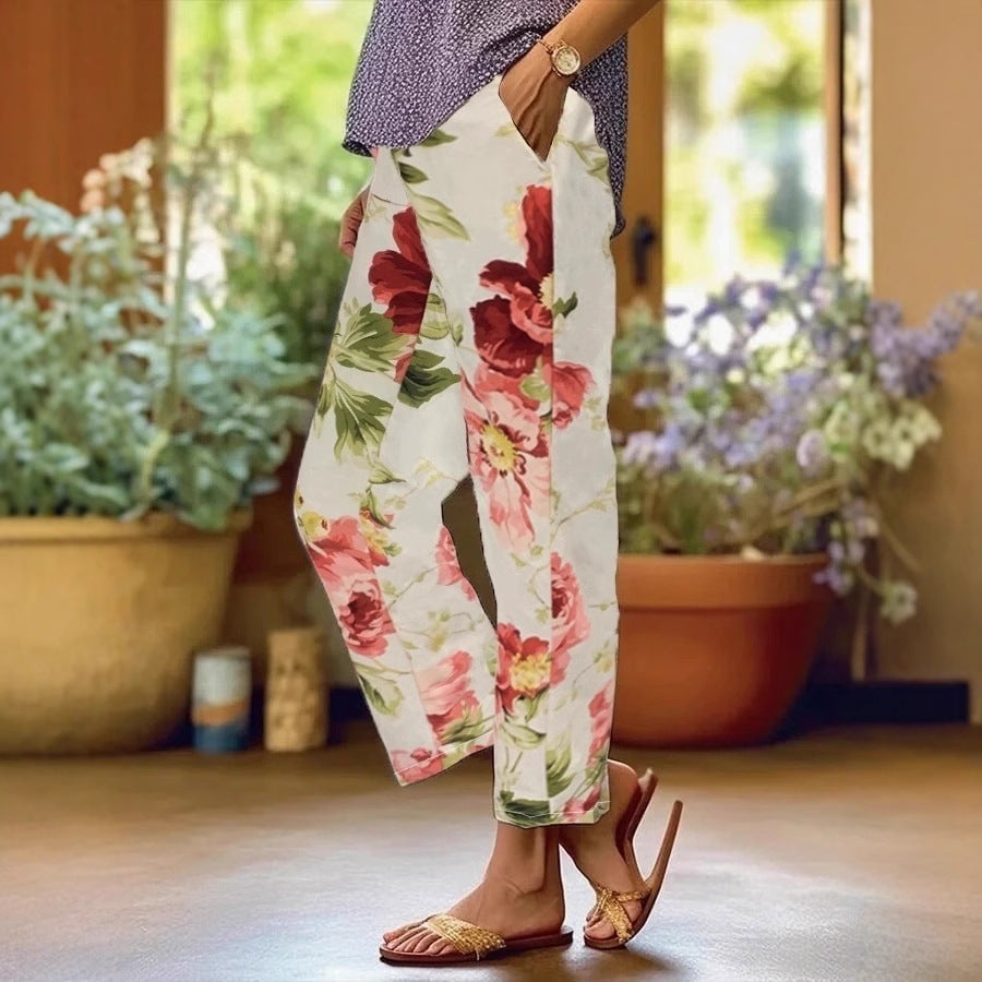 Women's Floral Leisure Pants