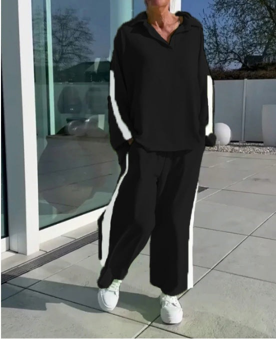 Women's Fashionable Leisure Suit with Sporty Cut