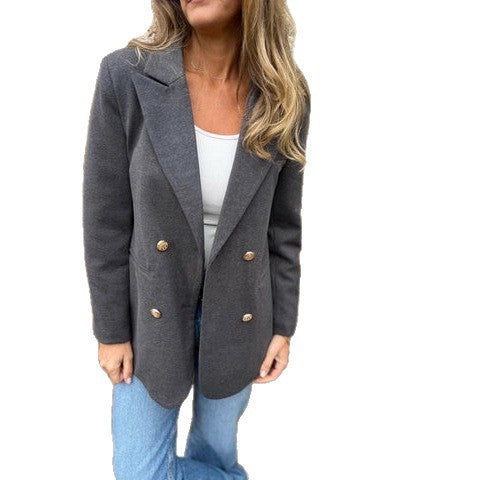Women's Elegant Double-Breasted Blazer