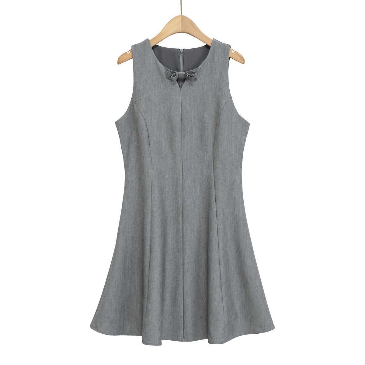 Women's Meeting Dress with Elegant Bow Detail and Flowy Cut