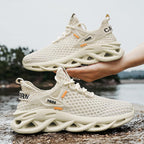 Women's Breathable Sports Sneakers with Innovative Sole Design