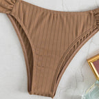 Women's Bandeau Bikini with Elegant Knot