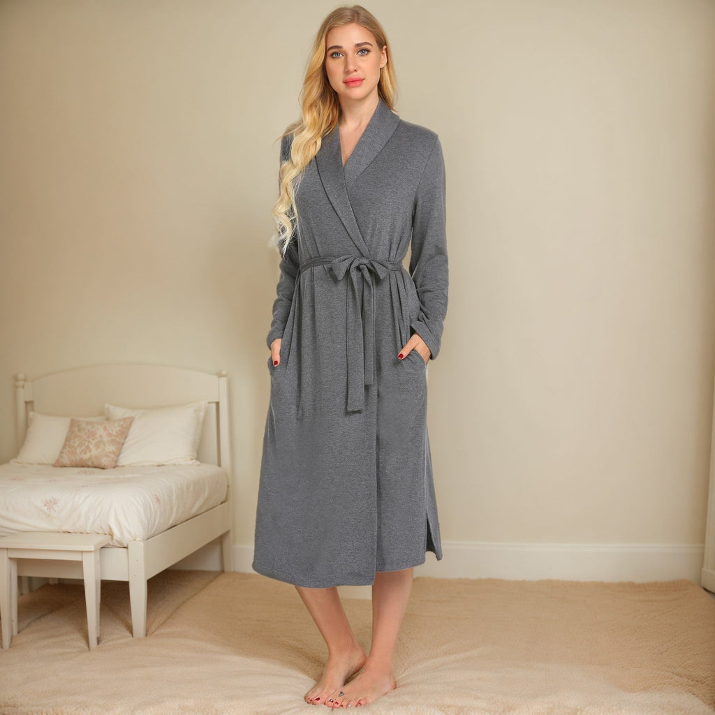 Women's Bathrobe in Soft, Breathable Material