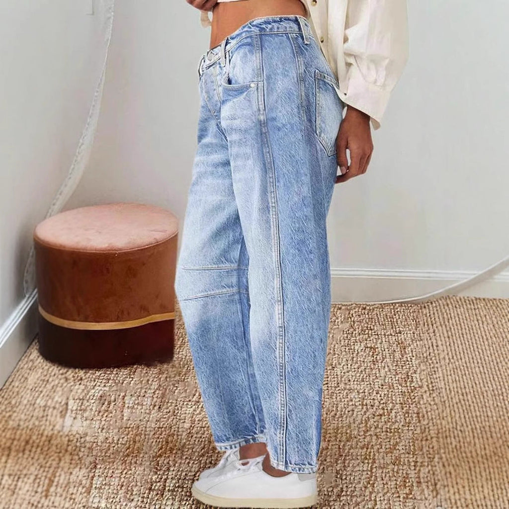 Women's High-Waisted Baggy Jeans