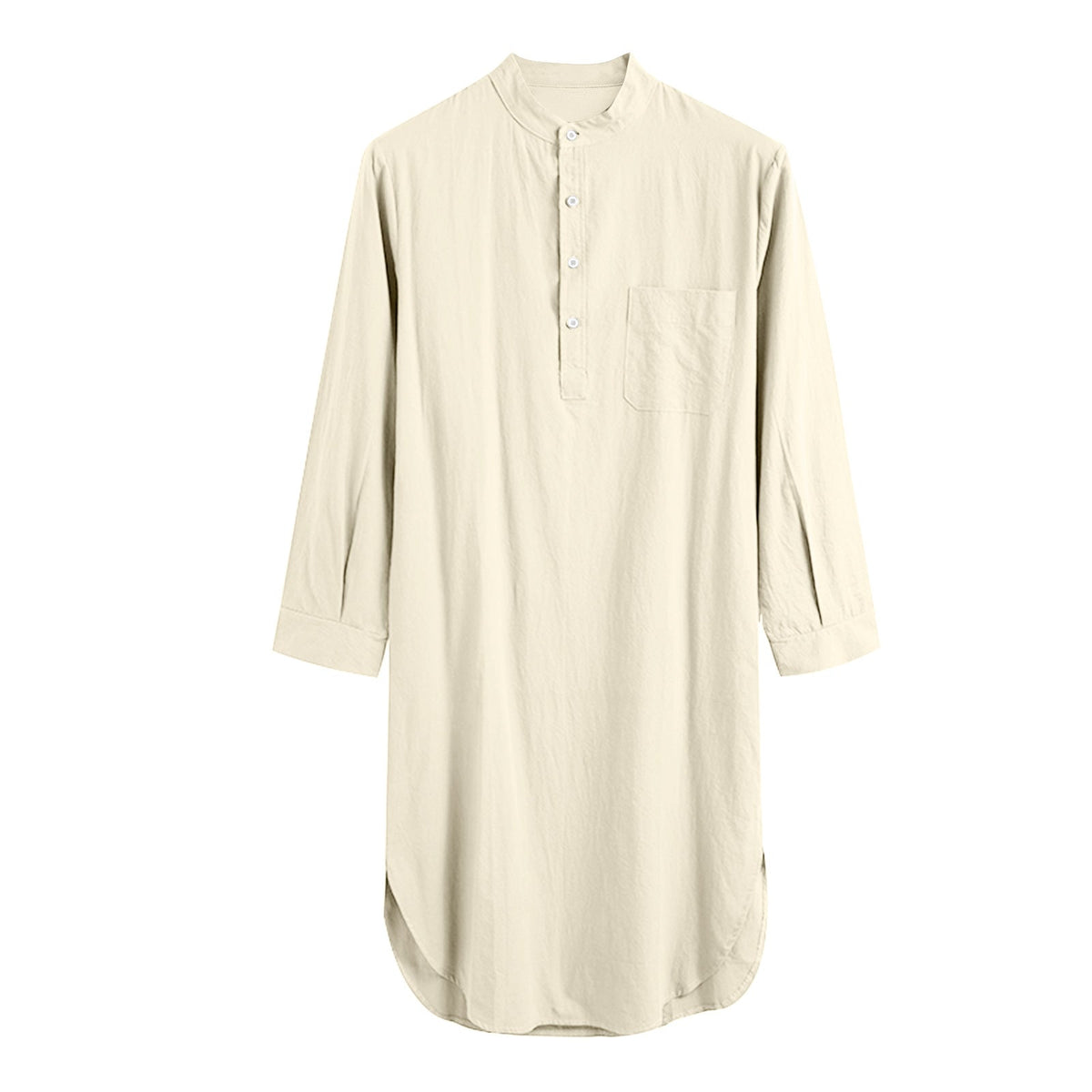 Women's Long Sleeve Henley Shirt with Chest Pocket
