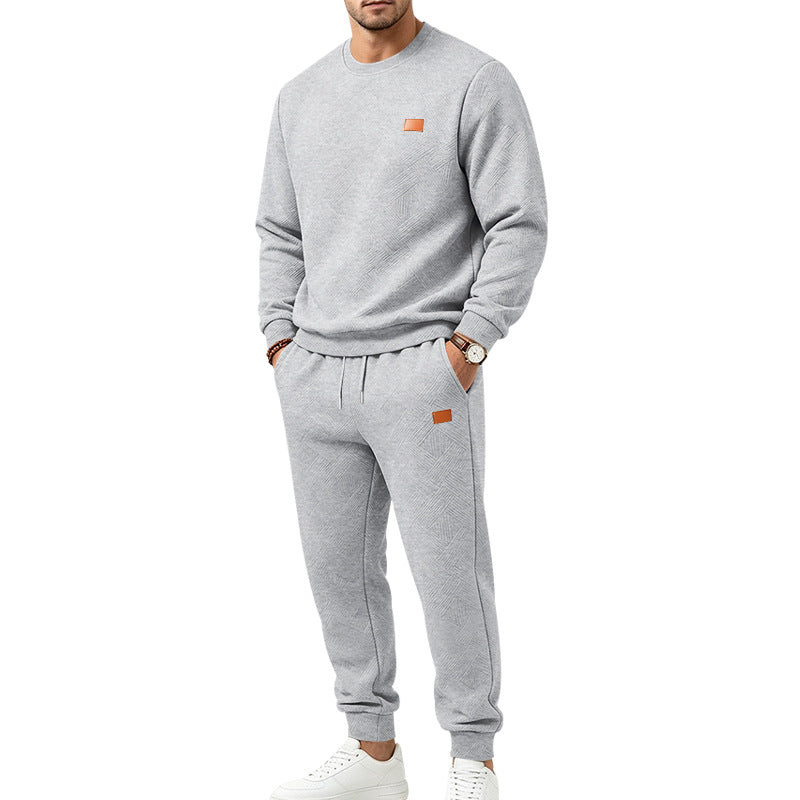 Men's Patterned Comfort Sweat Set