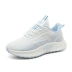 Women's Breathable Casual Shoes with Cushioned Sole and Elastic Upper
