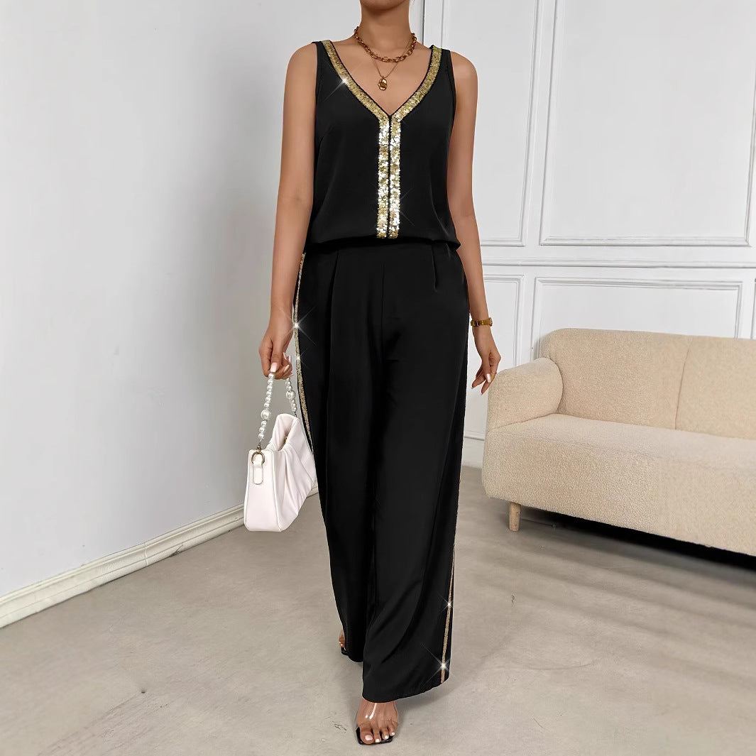 Women's Elegant and Colorful Jumpsuit Set