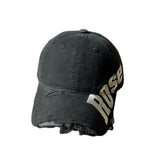 Men's Distressed Cotton Baseball Cap